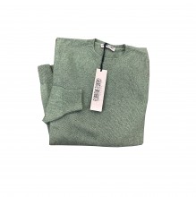 Pullover grün aus Cashmere Seide