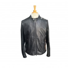 Lederjacke schwarz