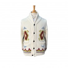 Strickjacke weiß