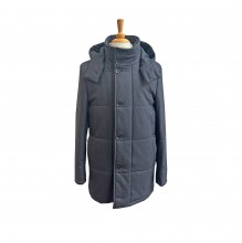 Mantel dunkelblau wasserabweisendes Finish