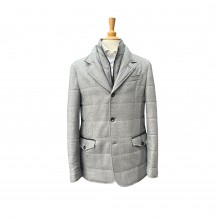 Jacke hellgrau wasserabweisendes Finish