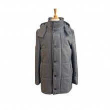 Mantel dunkelgrau wasserabweisendes Finish