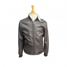 Lederblouson braun