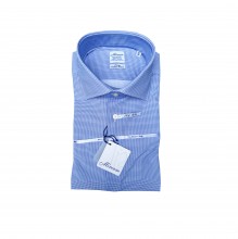 Hemd blau Hahnentritt